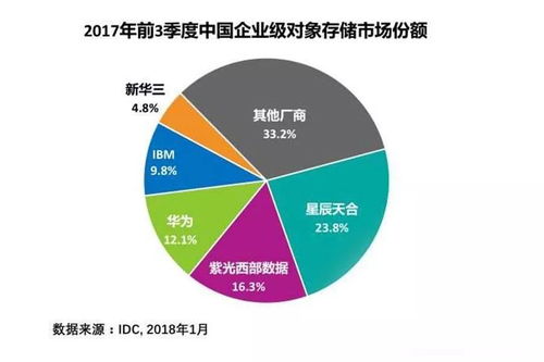 紫光西部數據躍居2017中國對象存儲市場第二，信息技術咨詢服務嶄露頭角